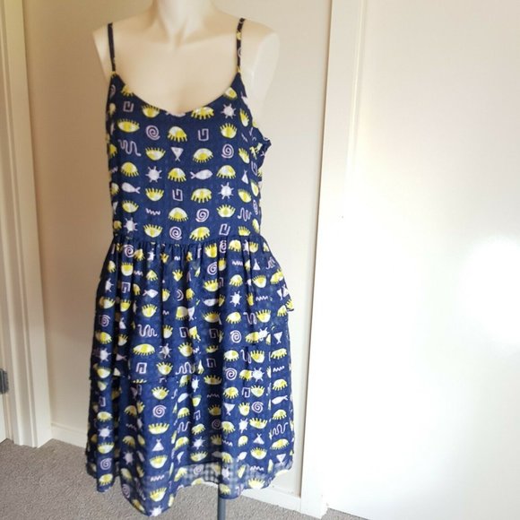 gorman Dresses & Skirts - Blue Gorman eyes spring casual sleeveless dress 12